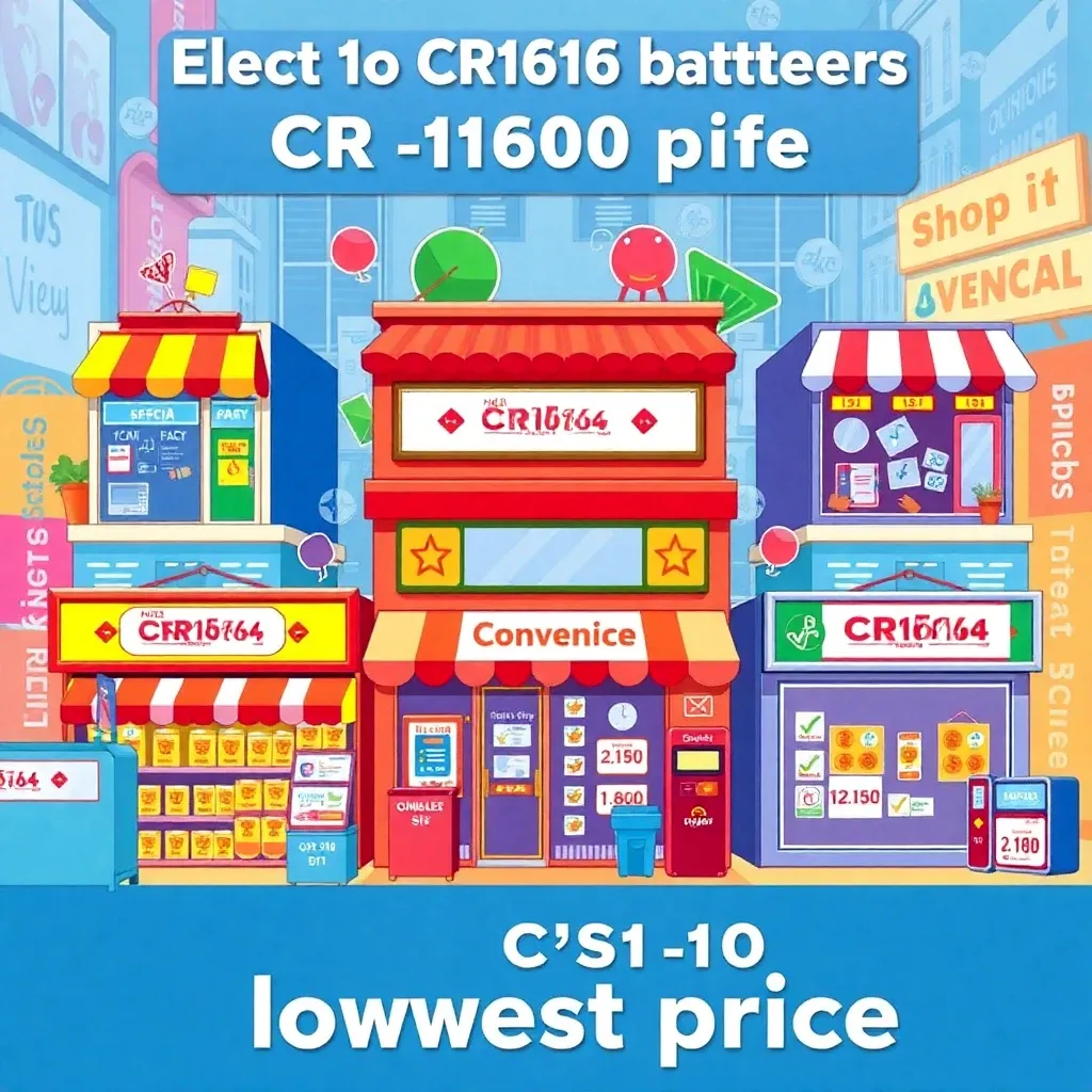 CR1616 電池どこに売ってる?最安値ショップ&購入場所一覧