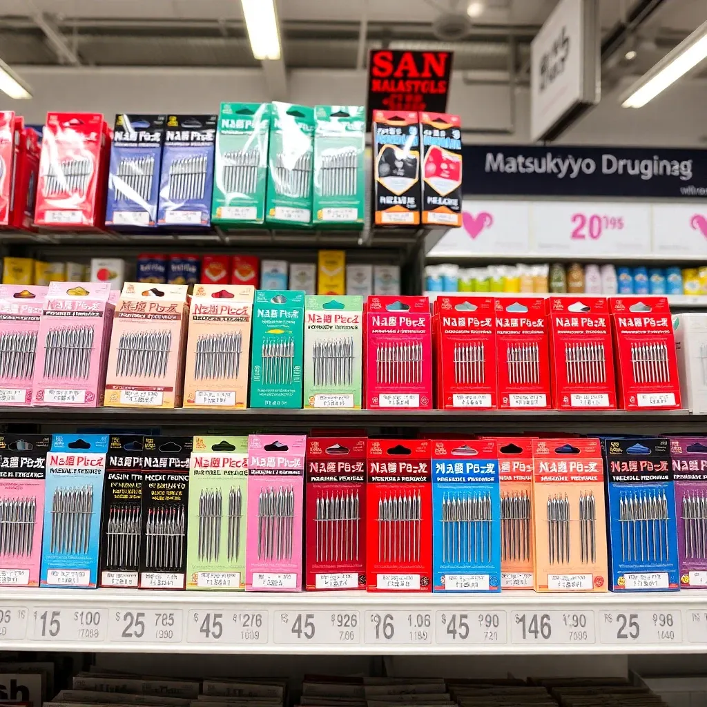 ドラッグストア(マツキヨ)で売ってるニードルピアスの種類と値段