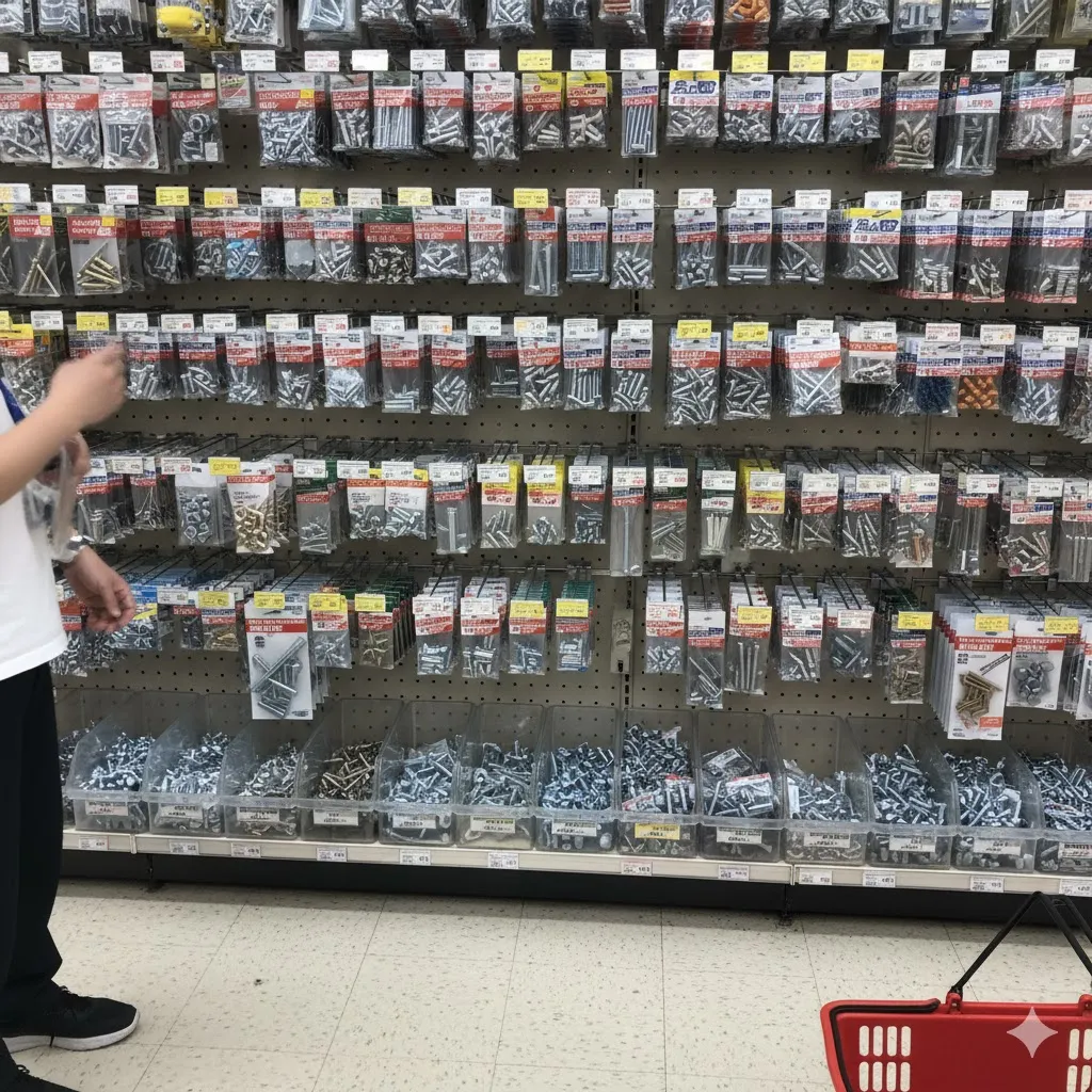 【解決】100均ネジはセリア！M4・M6ナットも完全ガイド