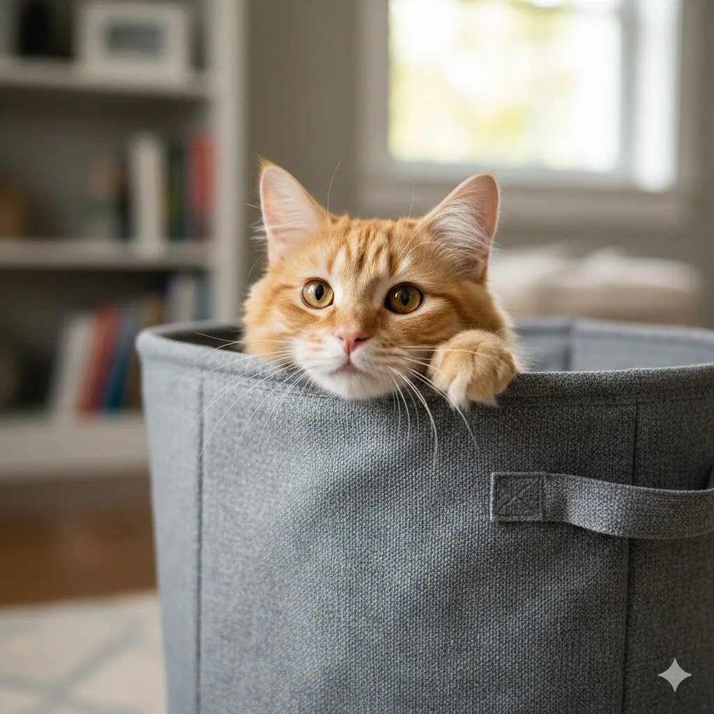 ダイソー布製折りたたみボックス比較！500円フタ付きやセリア対決