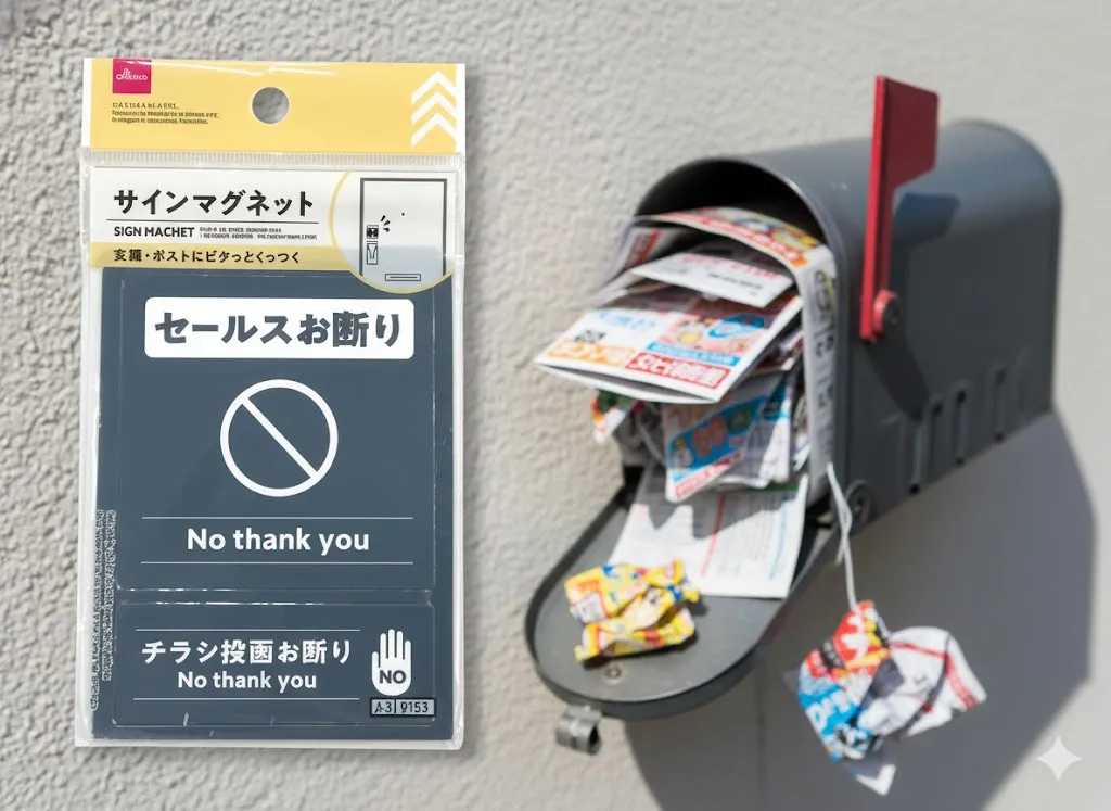 チラシお断りステッカーはダイソーにある？販売店と売り場を全網羅